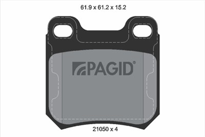 PAGID T1016N Číslo výrobce: 21050.