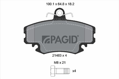 PAGID T1629N Číslo výrobce: 21463.