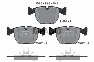 PAGID T1136N Číslo výrobce: 21486.