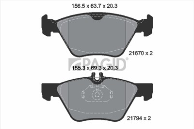 PAGID T1092N Číslo výrobce: 21670.