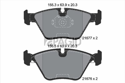 PAGID T1103N Číslo výrobce: 21676.