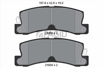 PAGID T0393N Číslo výrobce: 21833.