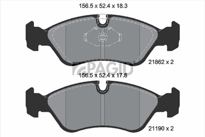 PAGID T1082N Číslo výrobce: 21190.