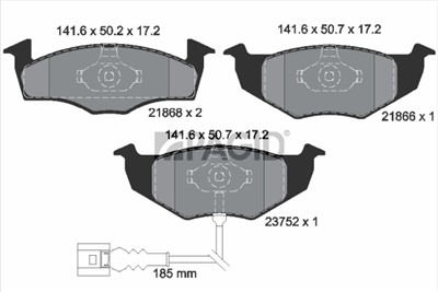PAGID T1287N Číslo výrobce: 21866.