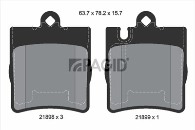 PAGID T1152N Číslo výrobce: 21898.