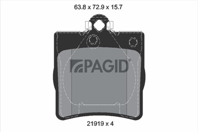 PAGID T1153N Číslo výrobce: 21919.