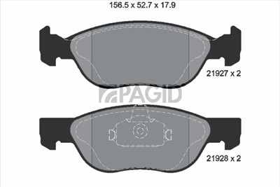 PAGID T1326N Číslo výrobce: 21927.