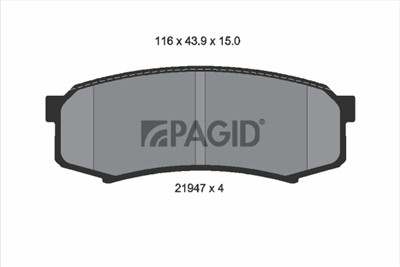 PAGID T3064N Číslo výrobce: 21947.