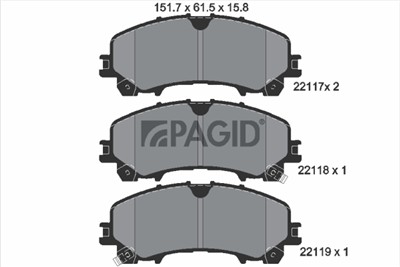 PAGID T2426N Číslo výrobce: 22117.