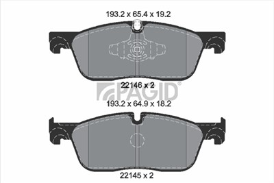 PAGID T2452N Číslo výrobce: 22145.