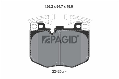 PAGID T2547N Číslo výrobce: 22425.
