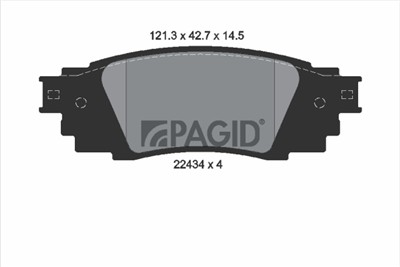 PAGID T2561N Číslo výrobce: 22434.