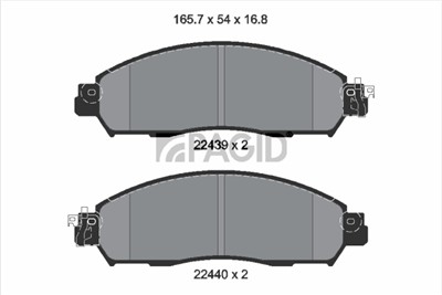PAGID T2576N Číslo výrobce: 22439.