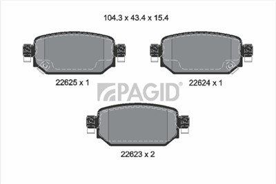 PAGID T2771N Číslo výrobce: 22623.