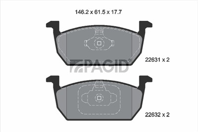 PAGID T2656N Číslo výrobce: 22631.