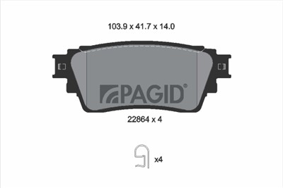 PAGID T2755N Číslo výrobce: 22864.