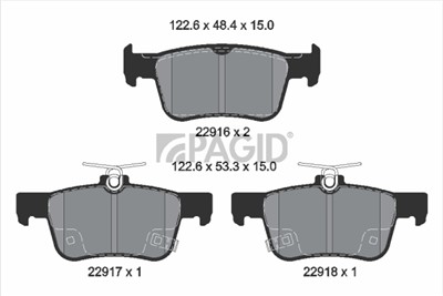 PAGID T2886N Číslo výrobce: 22916.