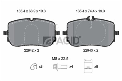PAGID T2819N Číslo výrobce: 22942.
