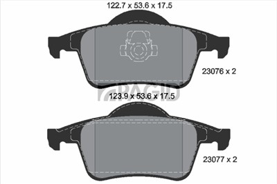 PAGID T1190N Číslo výrobce: 23076.