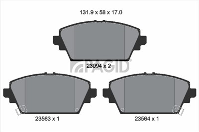 PAGID T3111N Číslo výrobce: 23094.