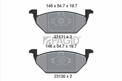 PAGID T1165N Číslo výrobce: 23130.