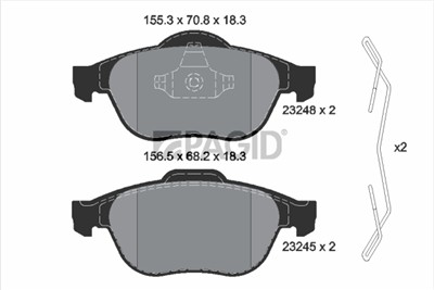 PAGID T1214N Číslo výrobce: 23245.