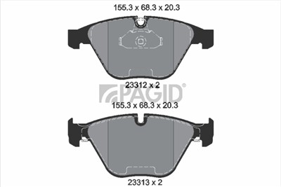 PAGID T1989N Číslo výrobce: 23312.
