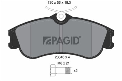 PAGID T5131N Číslo výrobce: 23346.