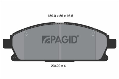 PAGID T2411N Číslo výrobce: 23420.