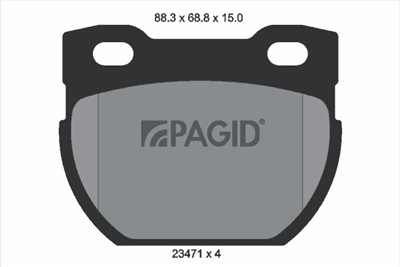 PAGID T9051N Číslo výrobce: 23471.