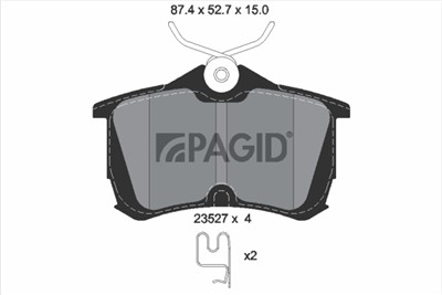 PAGID T1255N Číslo výrobce: 23527.