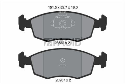PAGID T1216N Číslo výrobce: 20907.