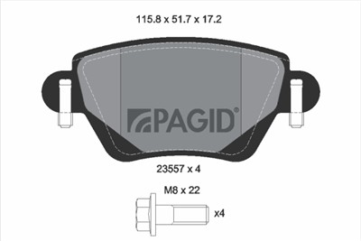 PAGID T1211N Číslo výrobce: 23557.