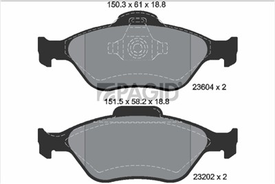 PAGID T1193N Číslo výrobce: 23202.