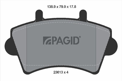 PAGID T1310N Číslo výrobce: 23613.