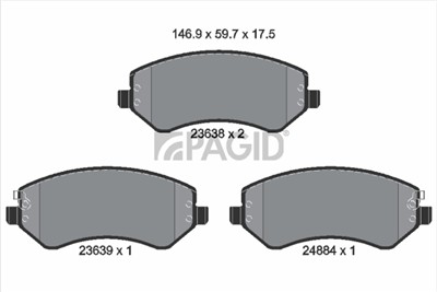 PAGID T1314N Číslo výrobce: 23638.