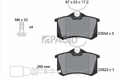 PAGID T1392N Číslo výrobce: 23554.