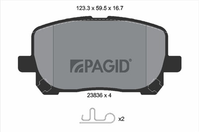 PAGID T1332N Číslo výrobce: 23836.