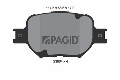 PAGID T1330N Číslo výrobce: 23864.