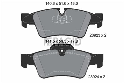 PAGID T1455N Číslo výrobce: 23923.