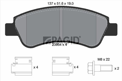 PAGID T1422N Číslo výrobce: 23954.