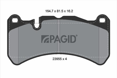 PAGID T1998N Číslo výrobce: 23955.