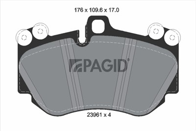 PAGID T1414N Číslo výrobce: 23961.