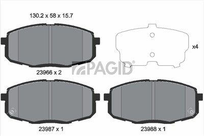 PAGID T1378N Číslo výrobce: 23966.