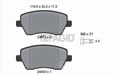 PAGID T1594N Číslo výrobce: 23973.