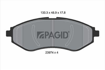 PAGID T1443N Číslo výrobce: 23974.