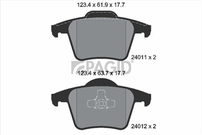 PAGID T1394N Číslo výrobce: 24011.
