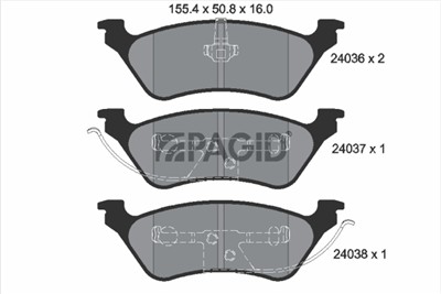 PAGID T1421N Číslo výrobce: 24036.