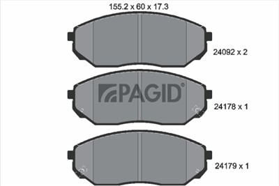 PAGID T1508N Číslo výrobce: 24092.