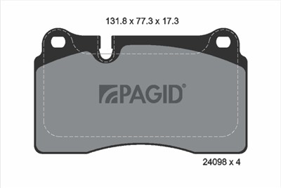 PAGID T1499N Číslo výrobce: 24098.